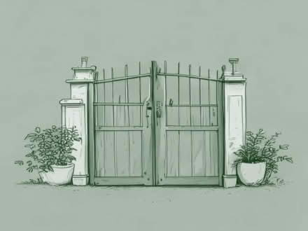 Photo of Garden gate two 3x6ft or 1 6x6ft (Moorfields BA2) #1