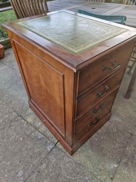 Photo of free Wooden filing cabinet two draws (Great Baddow CM2) #2