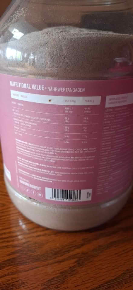 Photo of free Womens Best cup and Protein powder (south ham basingstoke RG22) #3