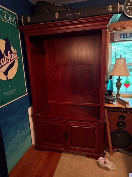 Photo of free Wood armoire / Entert. Center (South Salem NY) #1