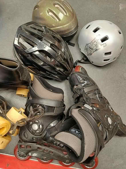 Photo of free Roller skates, helmets, board (SE13) #2
