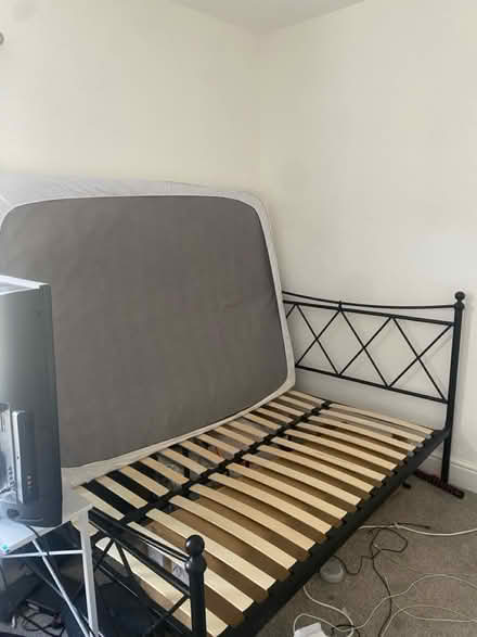 Photo of free Double bed and mattress (BA2) #2