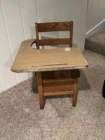 Photo of free Antique Student Desk (Fairfax) #1