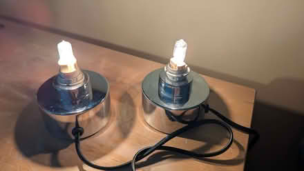 Photo of free 2 small lamp bases. Touch the base to turn lamp on/off (Slateford EH14) #1