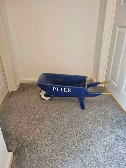 Photo of free Childs wooden wheelbarrow (Ba14) #1