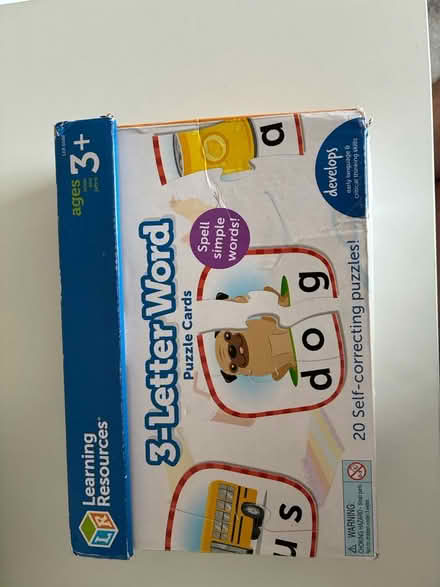 Photo of free Kids toys: 3-Letter Word Puzzle (Potters Bar EN6) #1