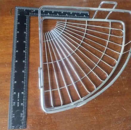 Photo of free Heavy wire corner shelf (North Chelmsford) #1