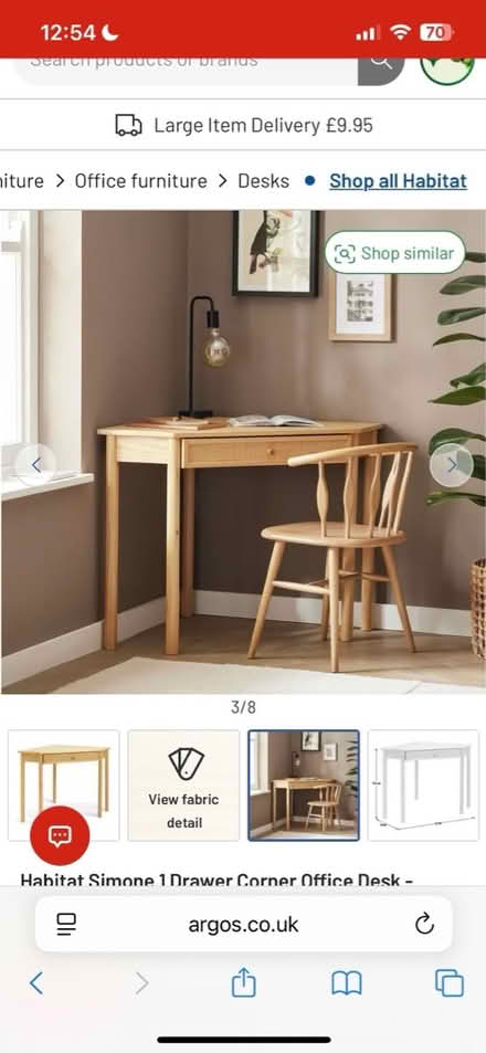 Photo of free Habitat Simone corner desk (West Didsbury M20) #1