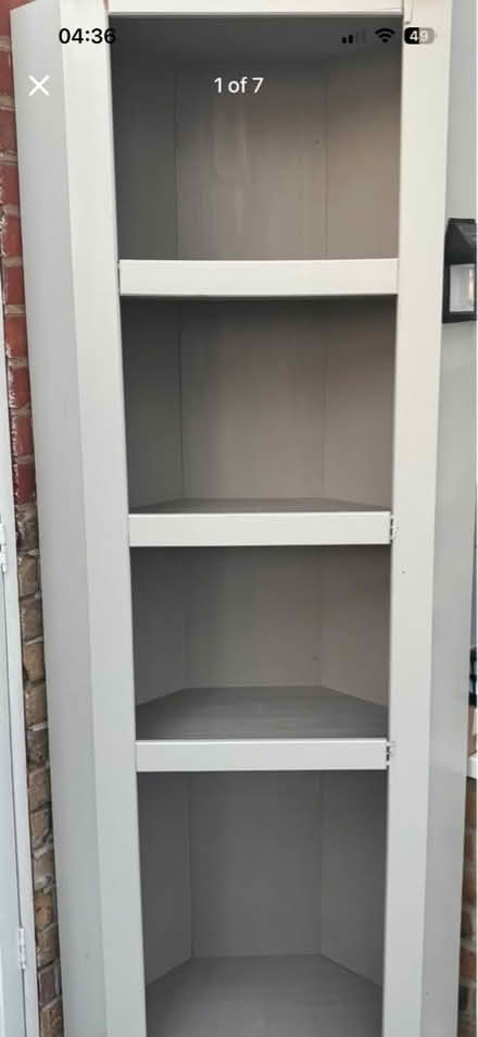 Photo of free Corona grey corner shelf display unit (Edmonton N9) #2