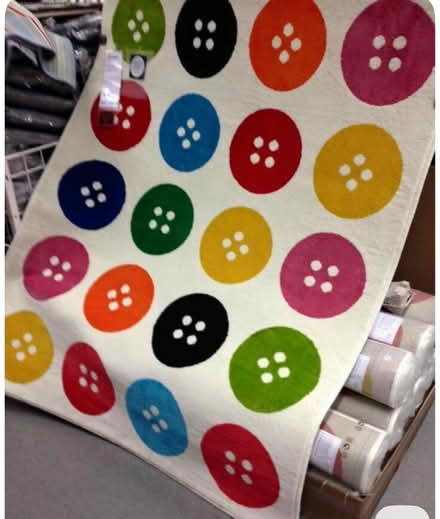 Photo of free IKEA spotty rug (Carshalton) #1
