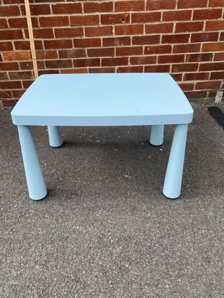 Photo of free Blue Plastic Table (Henley-on-Thames RG9) #1