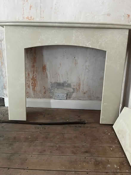 Photo of free White marble fireplace (Greaves LA1) #1
