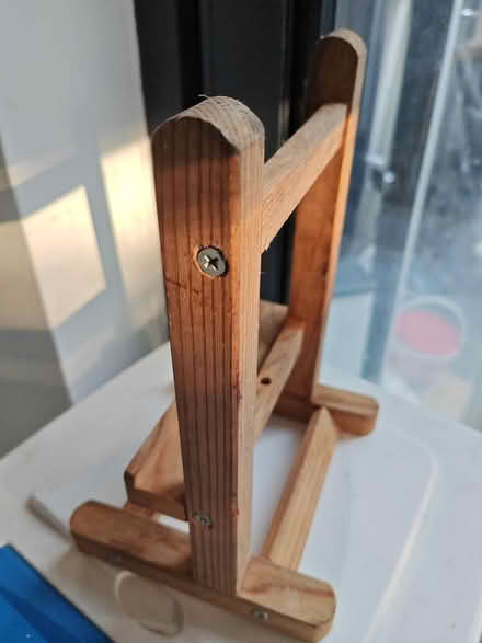 Photo of free Wooden book/canvas stand (Shooters hill) #3