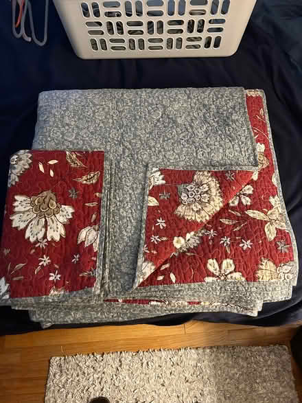 Photo of free F/QU Coverlet & Shower Crtn w/ rug (Catonsville) #2