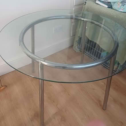 Photo of free Glass table (Drighlington, Bradford BD11) #2