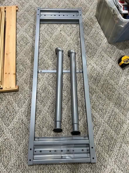 Photo of free IKEA Galant Desktop FRAME (Wood Ridge) #2