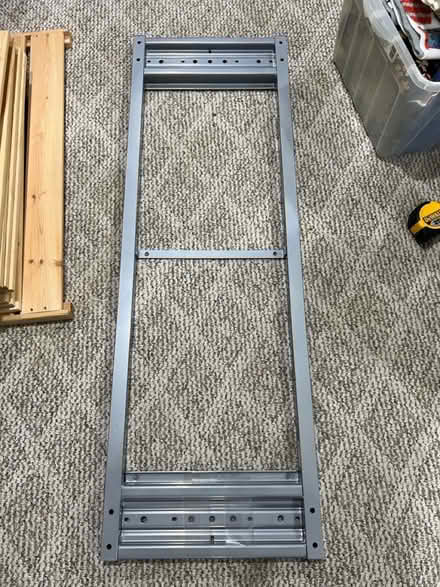 Photo of free IKEA Galant Desktop FRAME (Wood Ridge) #1