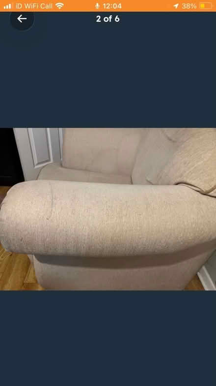 Photo of free Good condition used armchair (Springfield B13) #4