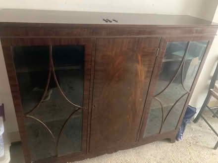 Photo of free VINTAGE WOODEN CABINET/Display case (Salisbury Place SW9 6UW) #2