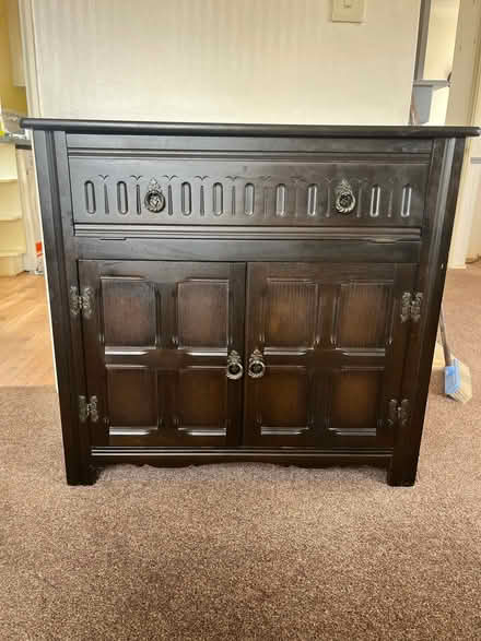 Photo of free Mahogany drinks cupboard (Westgate LA4) #1