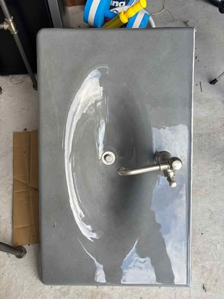 Photo of free Cast iron sink with Kohler faucet (Point Pleasant) #1