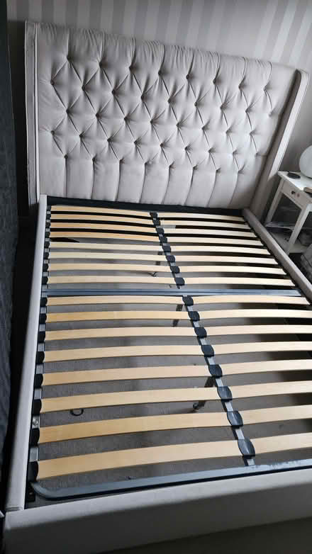 Photo of free King size bed frame (Rayleigh SS6) #3