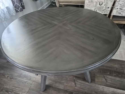 Photo of free Dining table and three chairs (Fulton MD) #1
