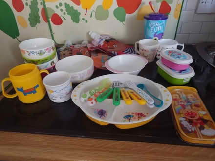 Photo of free Baby/toddler bowels and cutlery (Tonbridge) #1