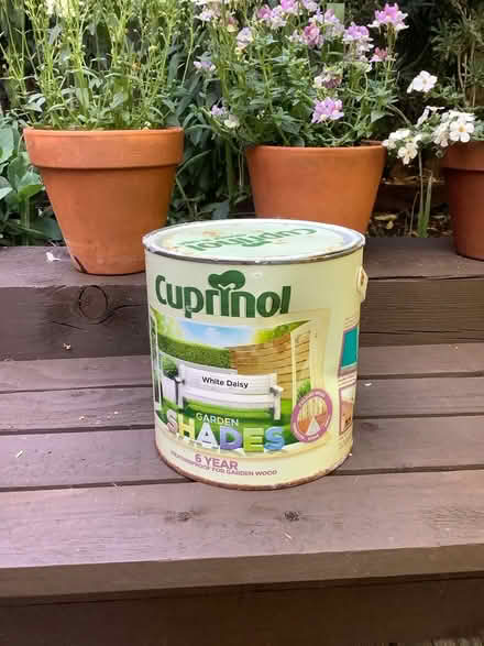 Photo of free Cuprinol Garden Paint White Full (BS4) #1