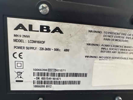 Photo of free Small ALBA TV (Bedfont TW14) #2