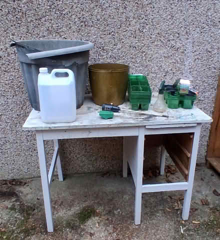 Photo of free Table & Gardening paraphernalia (Carshalton, SM5) #1