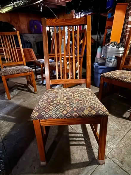 Photo of free Mission style chairs (Carleton st. Berkeley) #2