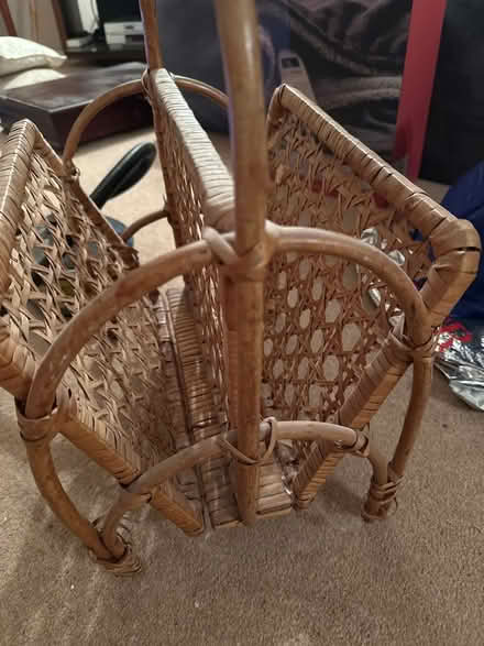 Photo of free Rattan Magazine Rack (Bedfont TW14) #2