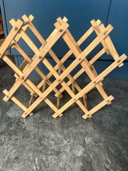 Photo of free Wooden wine rack (Flitwick MK45) #1