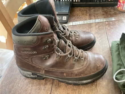 Photo of free Leather walking boots size 44 (Fairfield LA1) #2