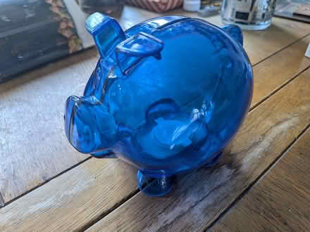 Photo of free Blue Piggy Bank (SW19) #1
