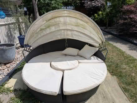 Photo of free Sun bed with canopy (SM4, lower Morden) #2