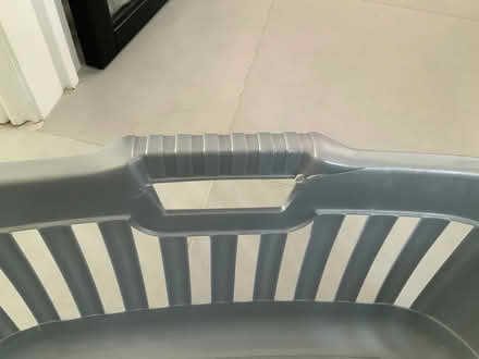 Photo of free Grey laundry basket (Iver) #2