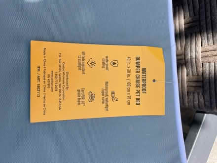 Photo of free waterproof barely used dog bed (Bexley) #2