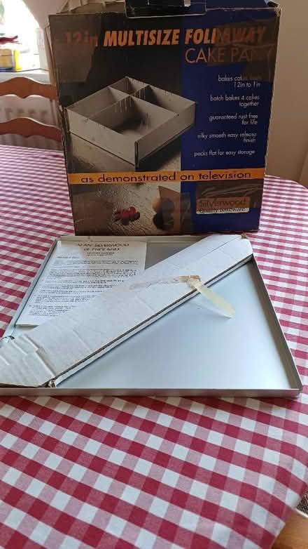 Photo of free 12 " multiple foldaway cake tin (Theale RG7) #1