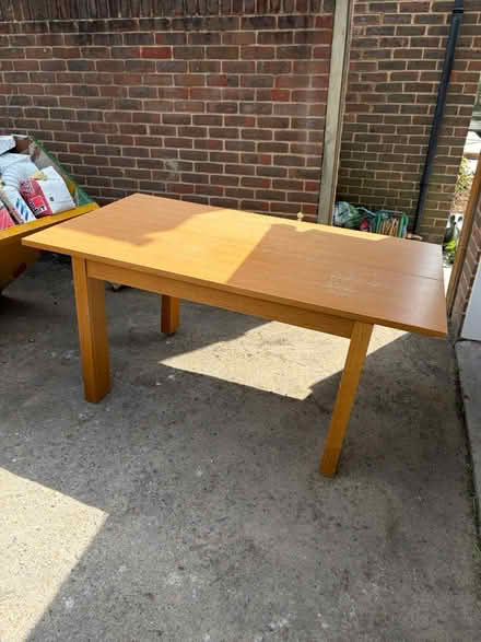 Photo of free Habitat wood extending dining table (ME14 5ST) #2