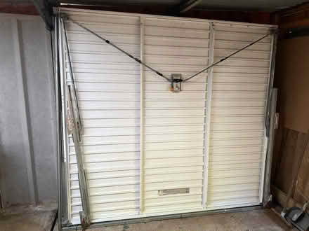 Photo of free 2 Garage Doors with frames (Lincoln) #1
