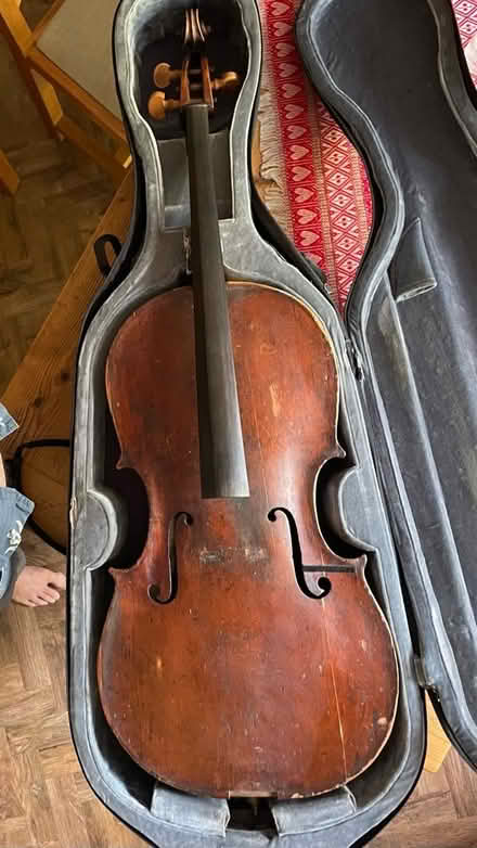 Photo of free Cello and case (Crosspool S10) #1