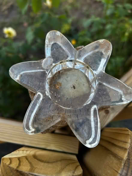 Photo of free Glass star candle holder (Wick. BH6) #1