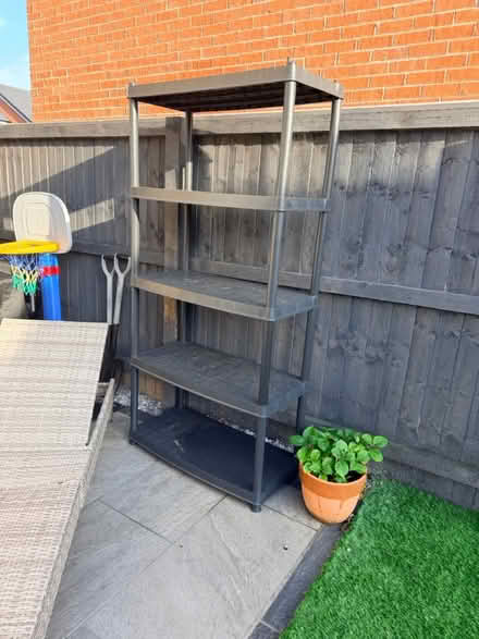 Photo of free Garage shelves x2 (Liverpool Speke) #1
