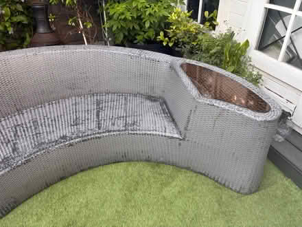 Photo of free semi circle rattan garden sofa (Manor park E12) #2