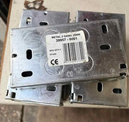 Photo of free 7x double socket back boxes (Calcot RG31) #1