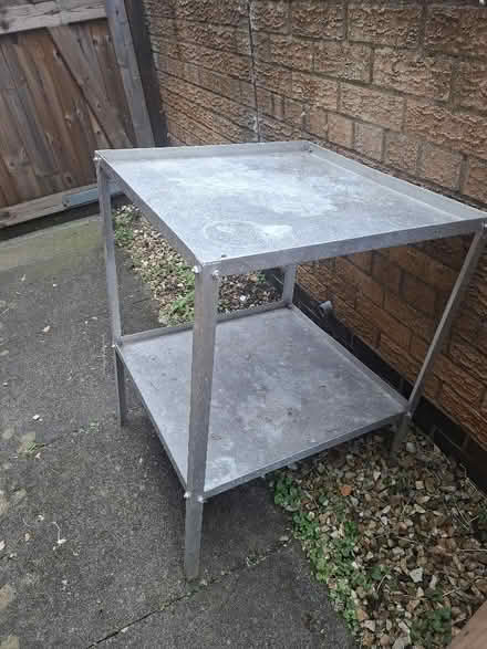 Photo of free Metal greenhouse shelves (Rushden town centre NN10) #1