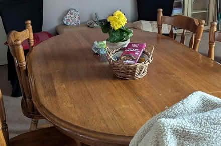 Photo of free Dining Table and 6 Chairs (Bedlington NE22) #3