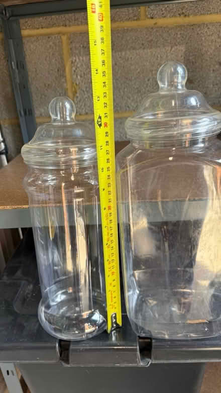Photo of free Two plastic Sweet Jars (Billericay CM11) #2